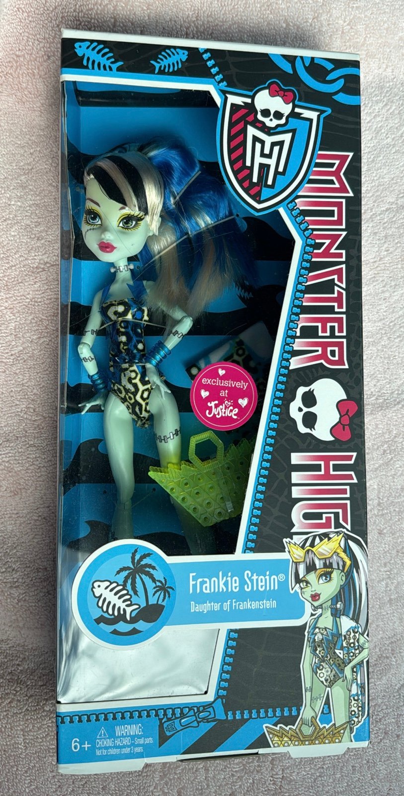 Monster High Frankie Stein Justice Exclusive Swim Class 2012
