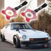 New 2PCS Anime Kirby JDM TSURIKAWA Ring Subway Train Bus Handle Black Strap