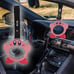 New 2PCS Anime Kirby JDM TSURIKAWA Ring Subway Train Bus Handle Black Strap
