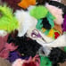 Faux fur scraps