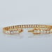 Mens 14K Gold 2ct Square Diamond Tennis Bracelet 14 Karat Guys New Jewelry 6.5
