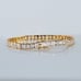 Mens 14K Gold 2ct Square Diamond Tennis Bracelet 14 Karat Guys New Jewelry 6.5