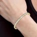 Mens 14K Gold 2ct Square Diamond Tennis Bracelet 14 Karat Guys New Jewelry 6.5