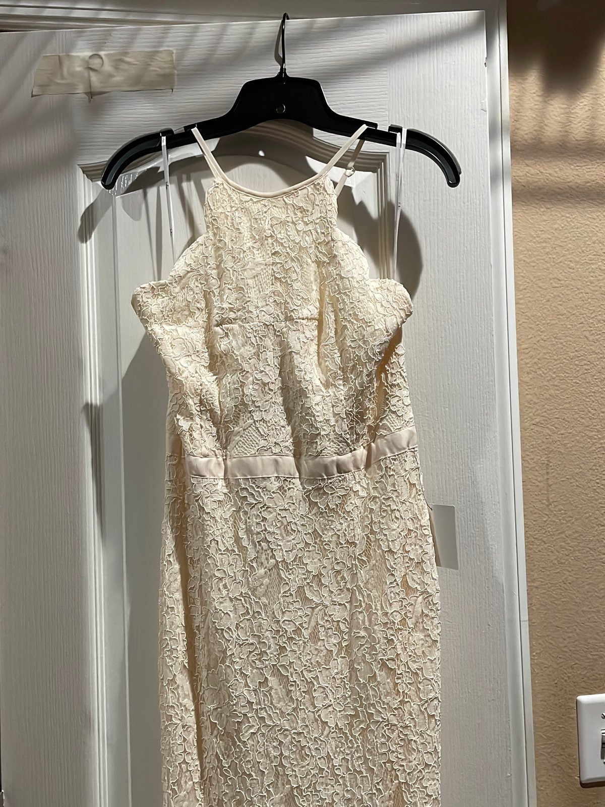 Lulus ivory long Dress size XL