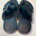 Popol Vuh Men’s Size 7 Women’s 9 Black Leather Slide Sandals Unisex