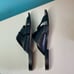 Popol Vuh Men’s Size 7 Women’s 9 Black Leather Slide Sandals Unisex