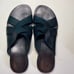 Popol Vuh Men’s Size 7 Women’s 9 Black Leather Slide Sandals Unisex