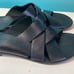 Popol Vuh Men’s Size 7 Women’s 9 Black Leather Slide Sandals Unisex