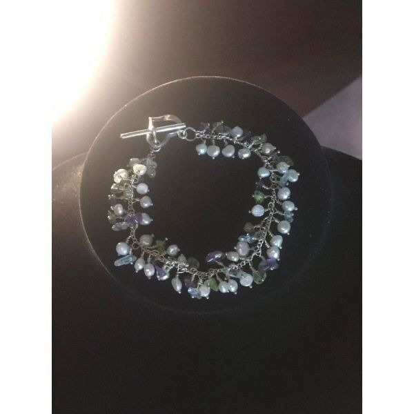 Sterling & Seed Pearl Bracelet