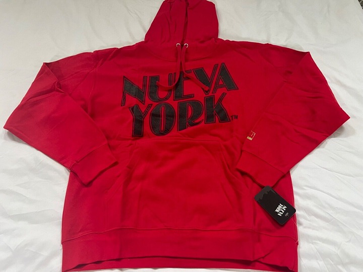 NEW YORK (NUEVA YORK) MEN'S HOODIE NY MADE IN USA SIZE MEDIUM
