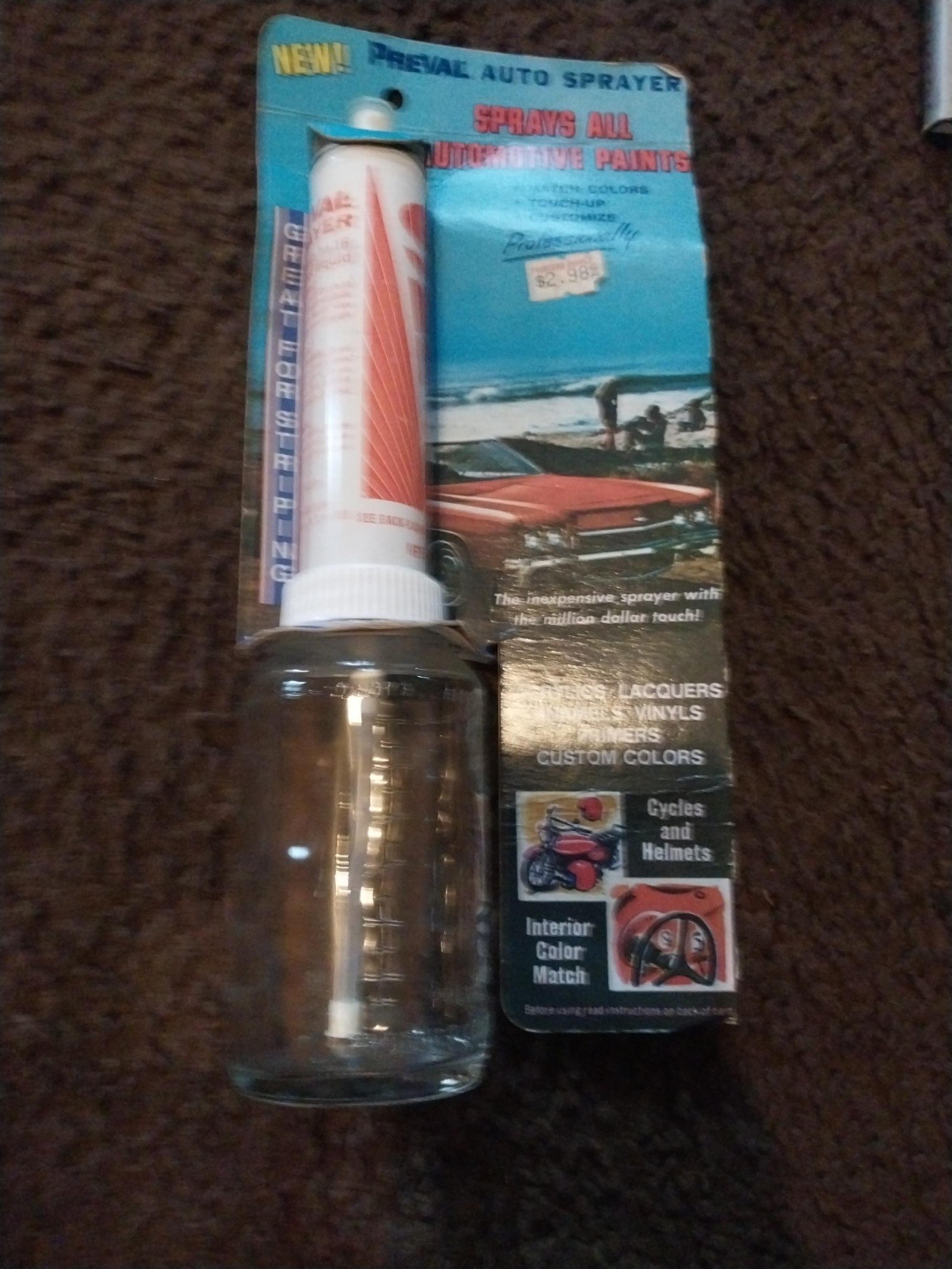 Vintage auto spray paint/ Do it yourself.   Still in packaging for acrylics, ena