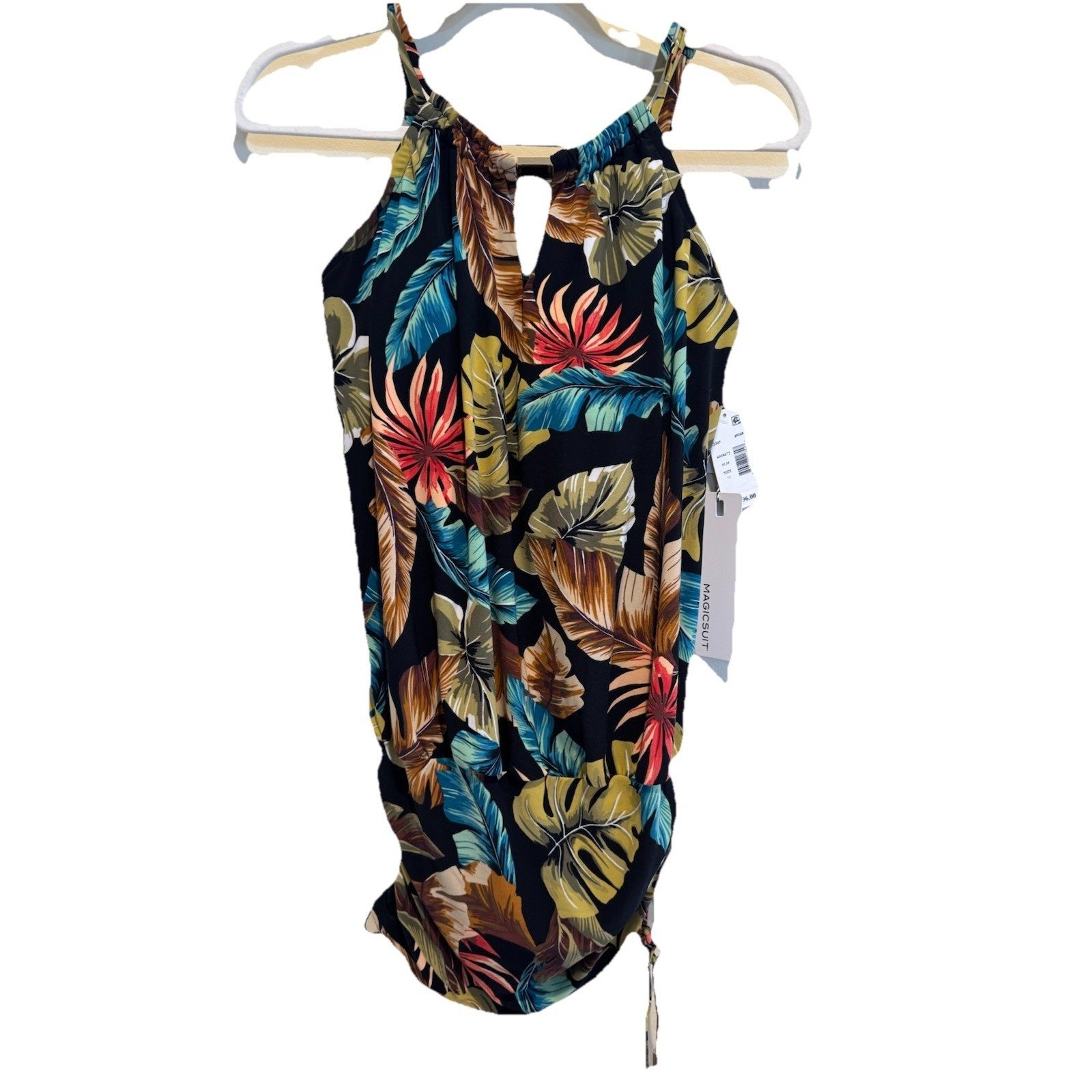 Magicsuit One Piece Aloe Black Tropical NWT Size 10