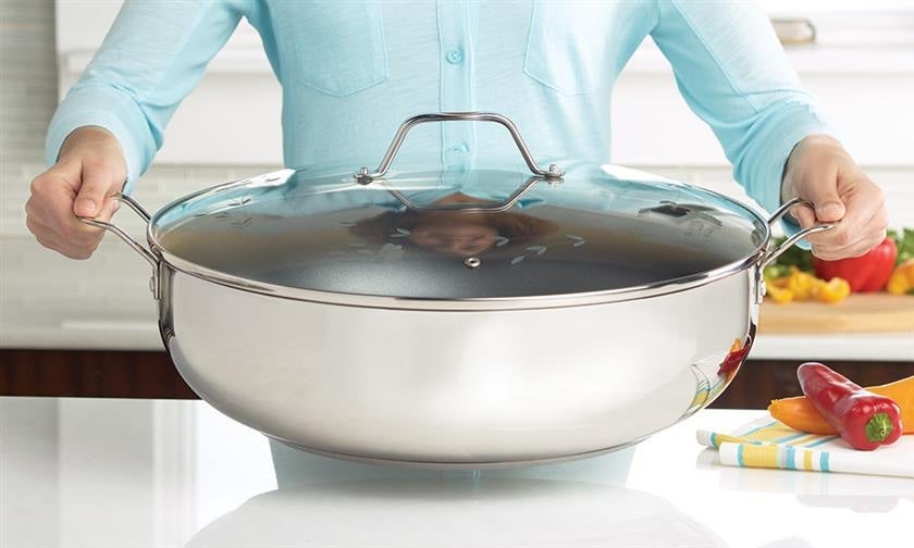 Princess House CULINARIO SERIES® HEALTHY COOKWARE 16-Qt. Deep Casserole 5674