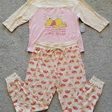 *Size M* Disney Winnie the Pooh PJ Pajama Sleepwear Set Pink - New! LAST ONE