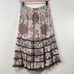 Vintage Y2k Indira Tiered Peasant Skirt Fairy Whimsigoth Hippie Shabby Chic S
