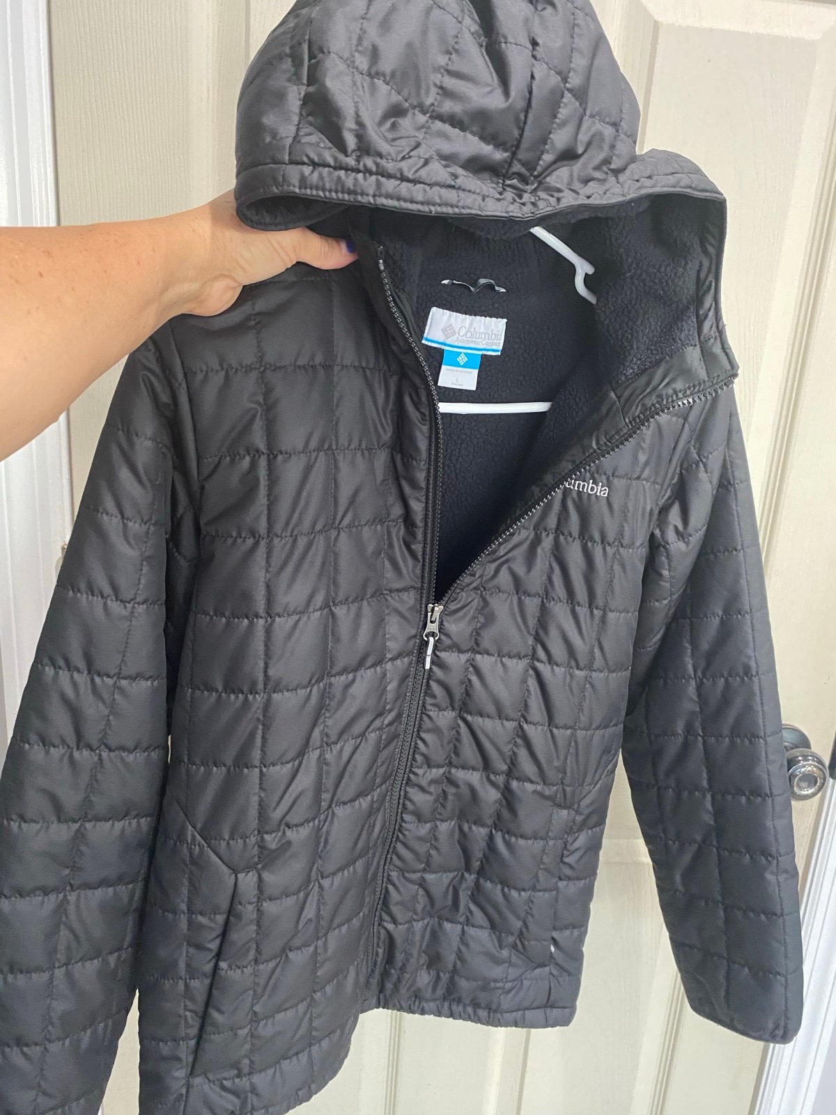 Black Colombia Winter Jacket Boys Size (14/16) Large