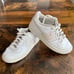 Nike Air Force 1 Low LE Custom Glitter Swoosh Sneakers DH2920-111, Size 7Y
