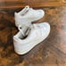 Nike Air Force 1 Low LE Custom Glitter Swoosh Sneakers DH2920-111, Size 7Y