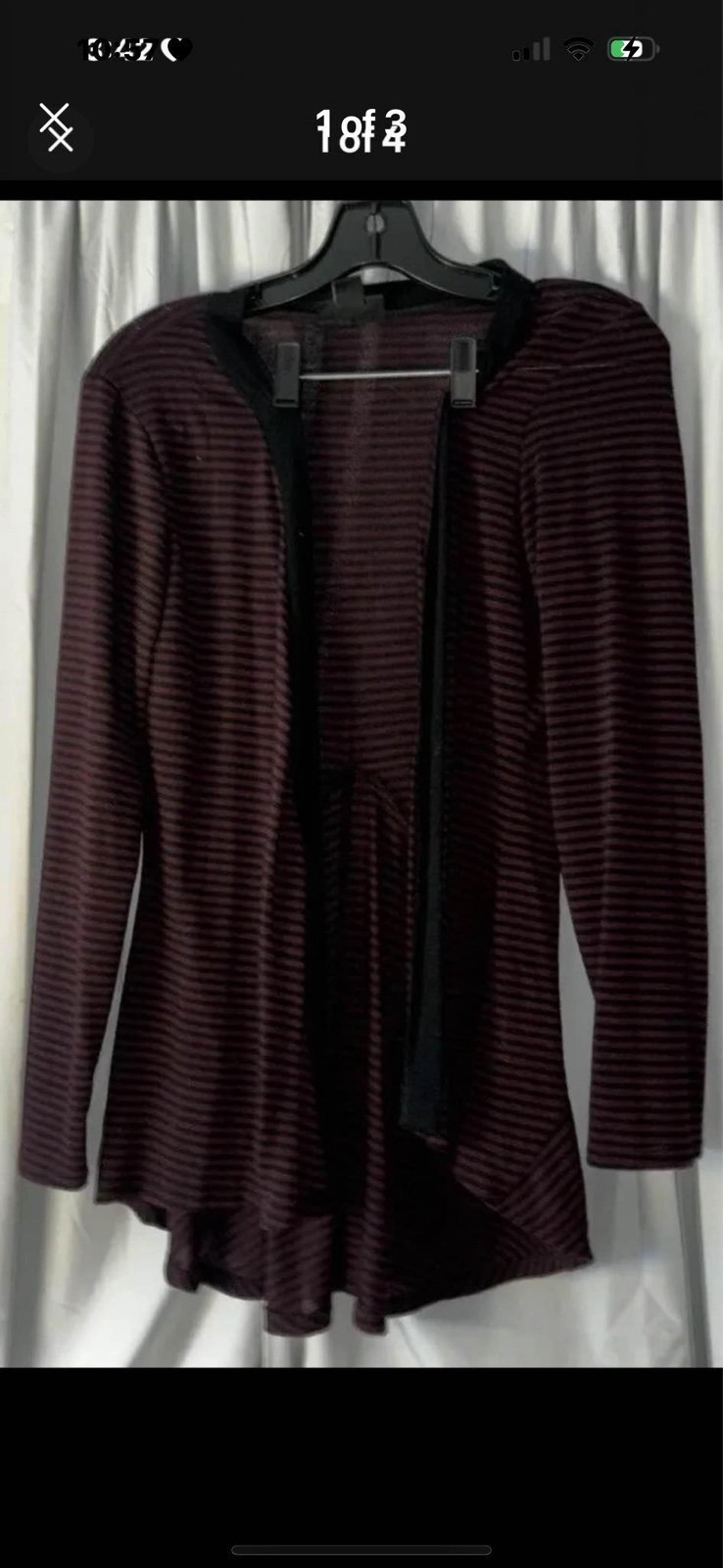 Metaphor, Cardigan, knit sweater .sz large