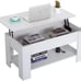 FDW Lift Top Coffee Table with Hidden Compartment and Storage Shelf Wooden LiftD