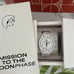 Omega & Ω & swatch & new & snoopy & mission to the moonphase & white