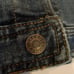 Talbots Dark Denim Jean Jacket Copper Stitching With Buttons Size XL