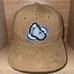 Vintage Colorado Avalanche New Era NHL Hockey Brown Suede Strapback Hat Cap RARE