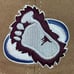 Vintage Colorado Avalanche New Era NHL Hockey Brown Suede Strapback Hat Cap RARE