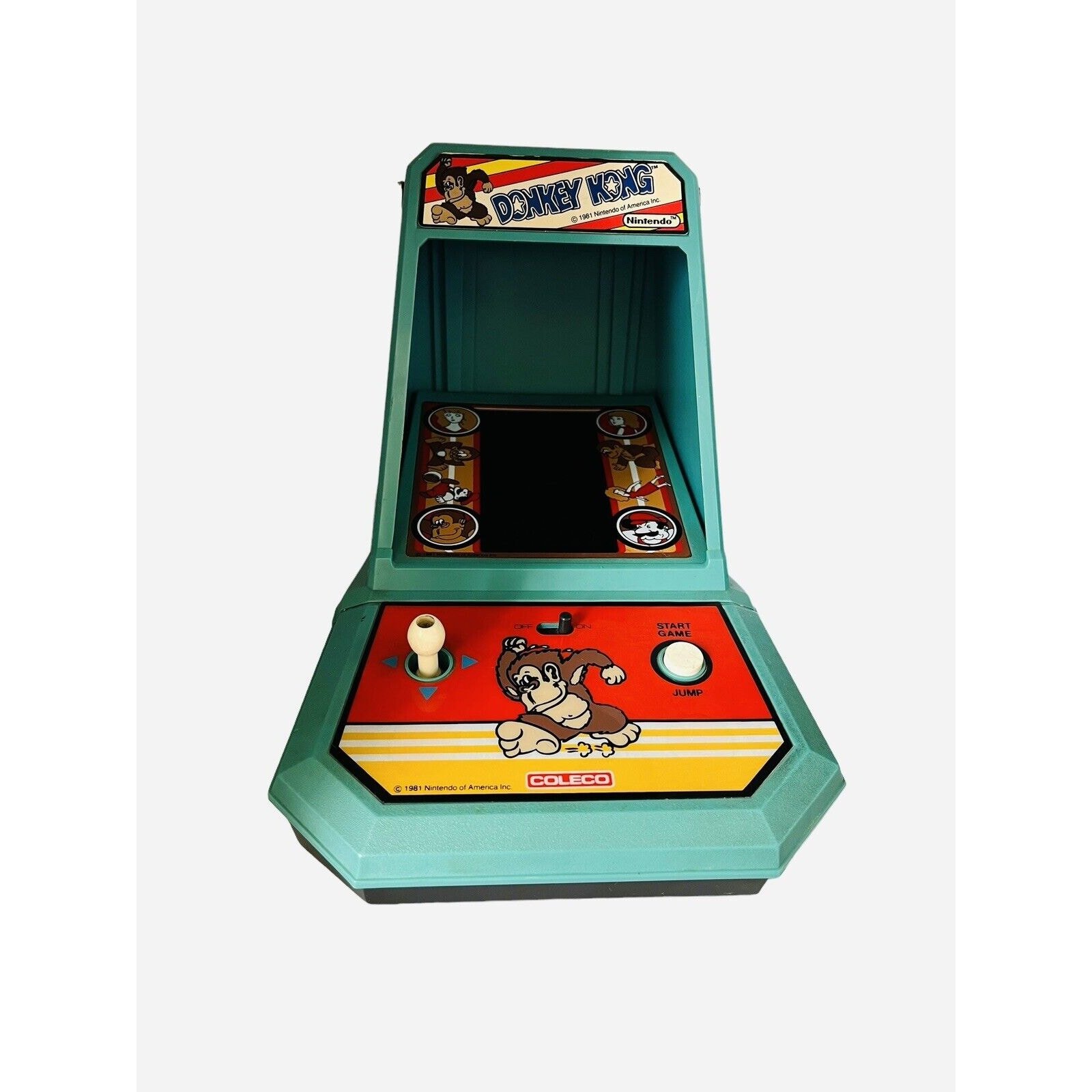 Nintendo Donkey Kong Mini Arcade Vintage 1981 Coleco WORKING CONDITION