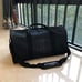 Chanel Beauty Makeup Duffle Bag nylon canvas with chain in black