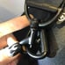 Chanel Beauty Makeup Duffle Bag nylon canvas with chain in black