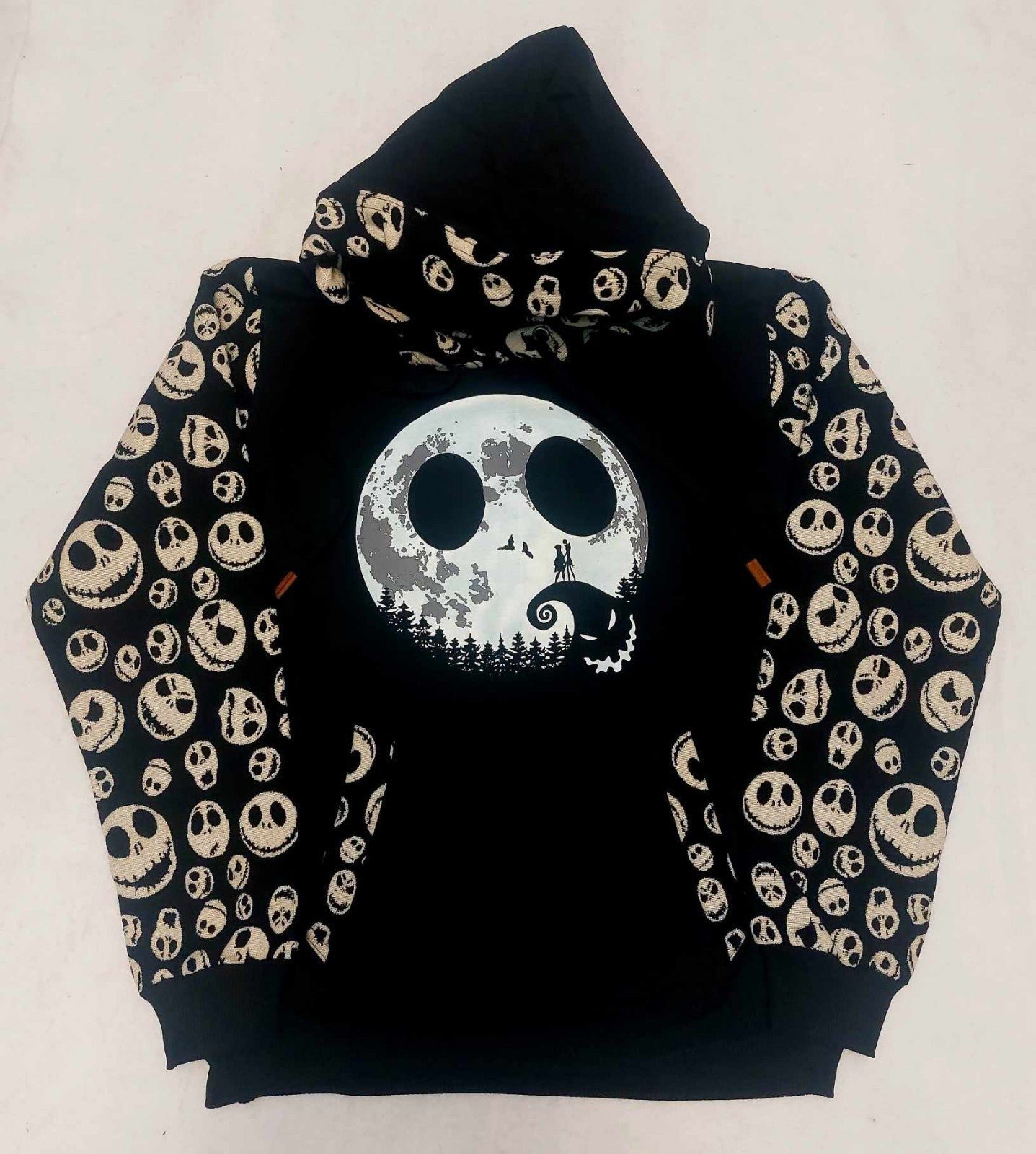 Beautiful hoodie with Jack Skellington design.
