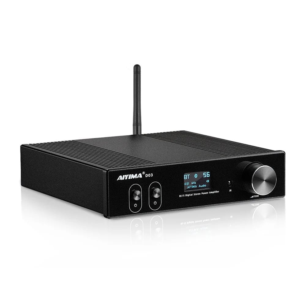 Aiyima D03 Bluetooth 150Wx2 TAS5548 TAS5624 DAC Amplifier Audio System USB Coax