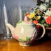 Vintage Franciscan Desert Rose Teapot Made in Portugal with Lid Roses and Leaves