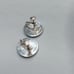 Sterling Silver Earrings Vintage 1950s Burkhardt Jewellers Western Ornate Design