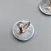 Sterling Silver Earrings Vintage 1950s Burkhardt Jewellers Western Ornate Design