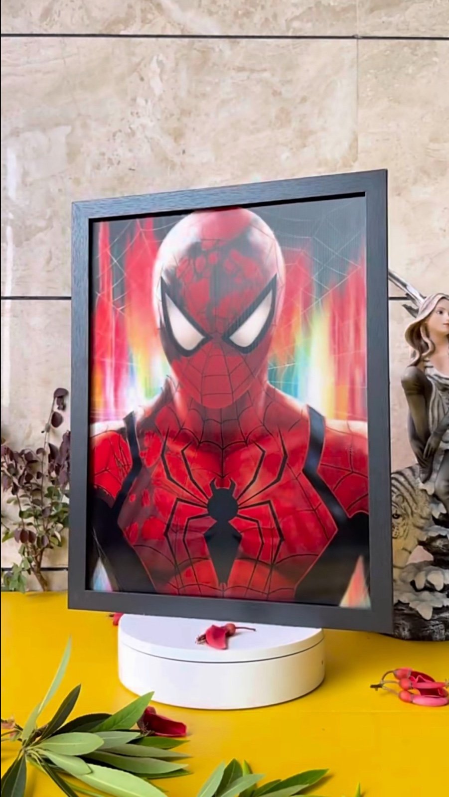 Spider Man Lenticular with Frame