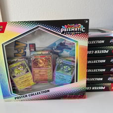 Pokemon Prismatic evolutions poster collection