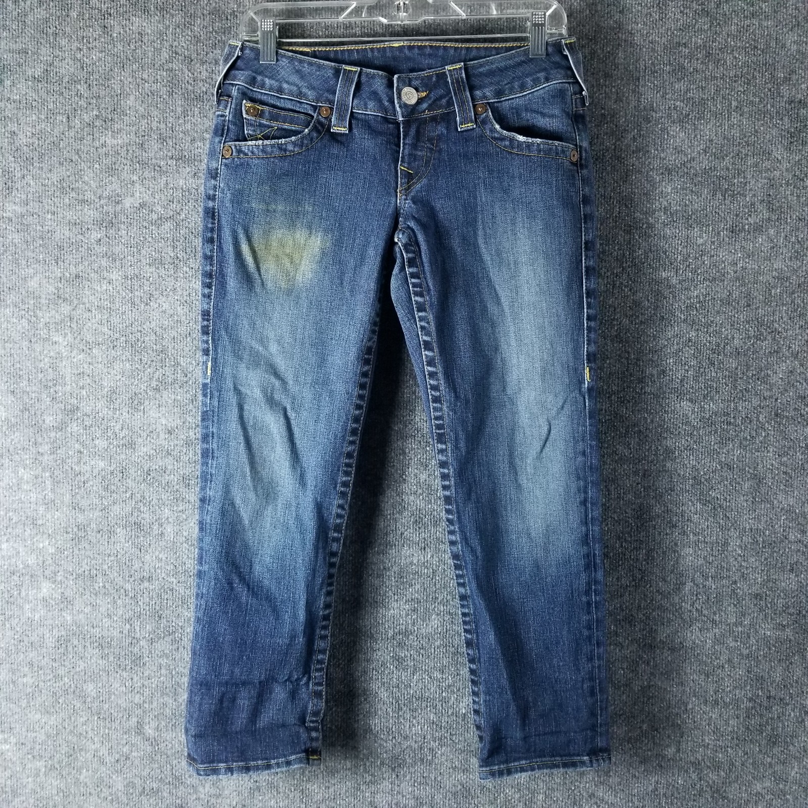 True Religión Women's jeans capri size 27 Blue