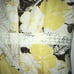Ann Taylor yellow/brown/white/tan flowered dress
