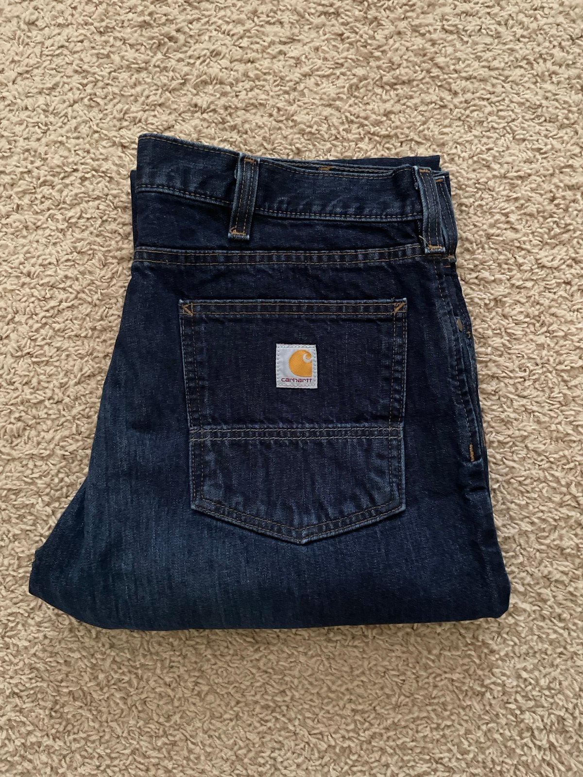 Carhartt Relaxed Fit Blue Jeans (36x30)