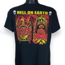 Delta Hell on Earth Slayer Rob Zombie Band Music Tour Tshirt