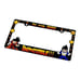New Universal 2PCS Anime Dragon Ball Z ABS Plastic Black License Plate Frame