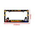 New Universal 2PCS Anime Dragon Ball Z ABS Plastic Black License Plate Frame