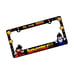 New Universal 2PCS Anime Dragon Ball Z ABS Plastic Black License Plate Frame