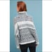 Anthropologie Moth Solita Turtleneck Grey Alpaca Wool Blend Oversized Sweater S