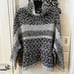 Anthropologie Moth Solita Turtleneck Grey Alpaca Wool Blend Oversized Sweater S