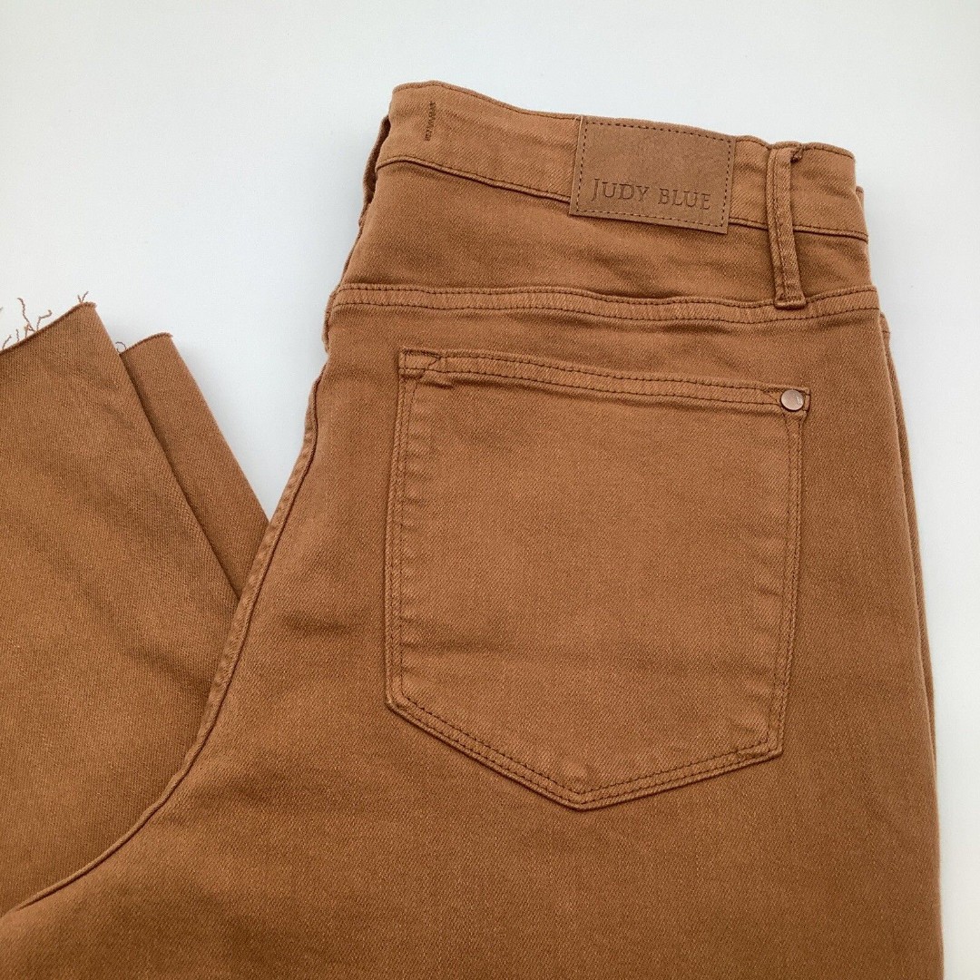 Judy Blue Womens Garment Dyed Raw Hem Jeans Size 16W