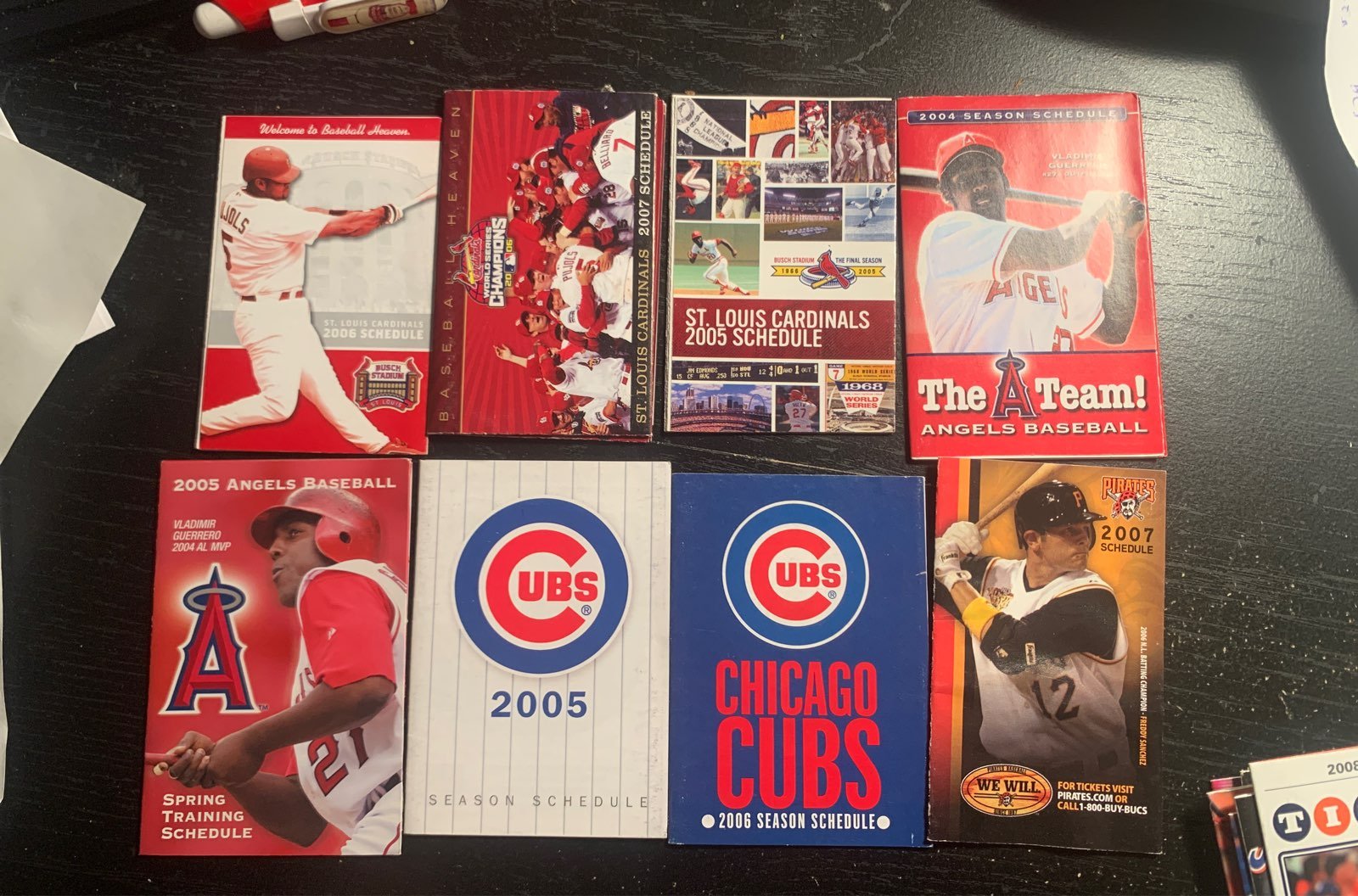 20 Major League Baseball pocket schedules mlb twins brewers tigers phillies ange