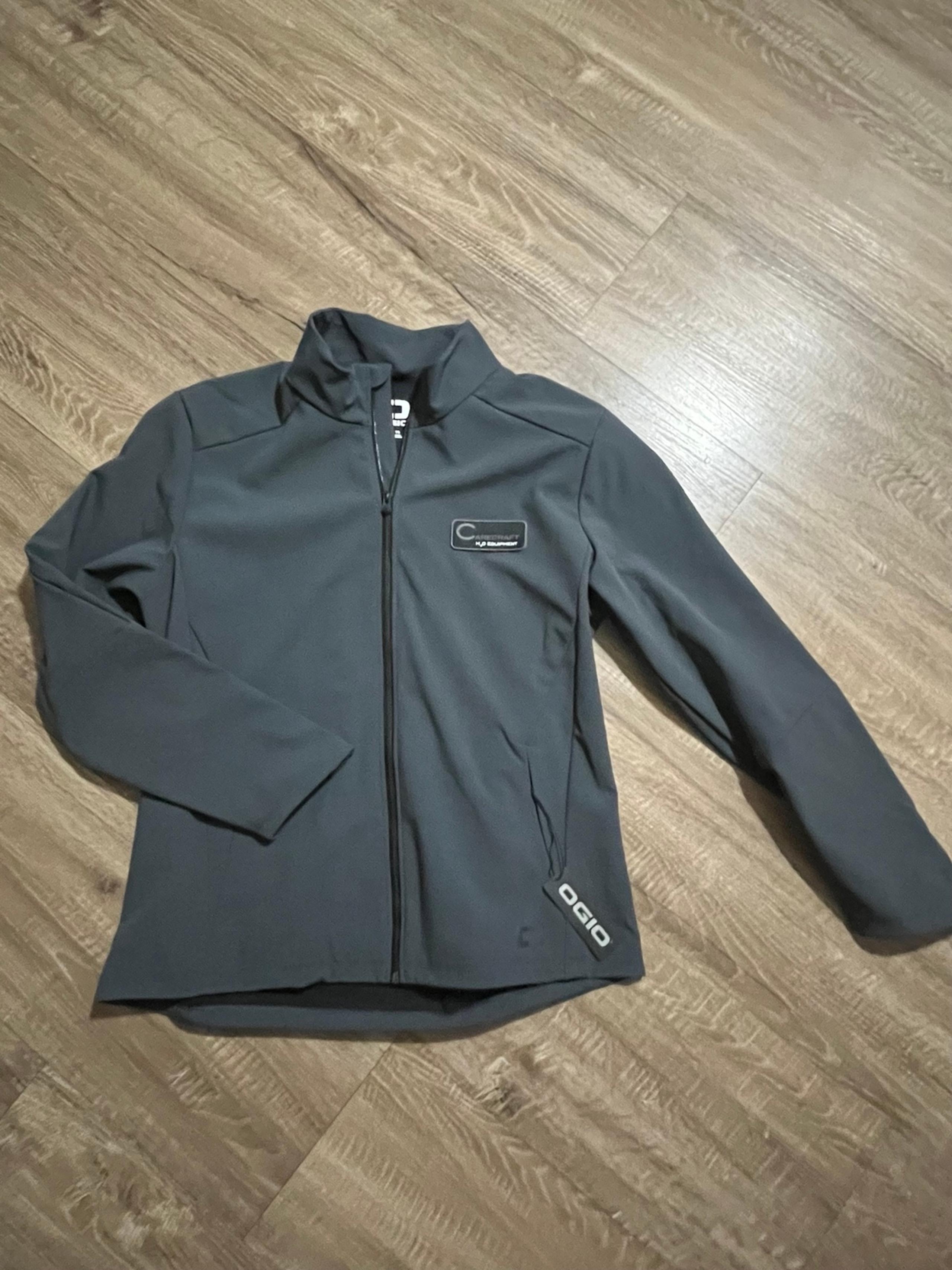 New WT OGIO XL Mens Waterproof Zip Up Windbreaker Jacket Active Wear Care Craft